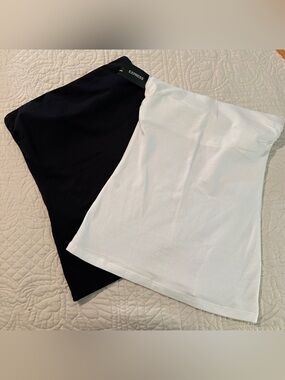 Express Sexy Basic Tube Tops- One Black NWT One White Size XS